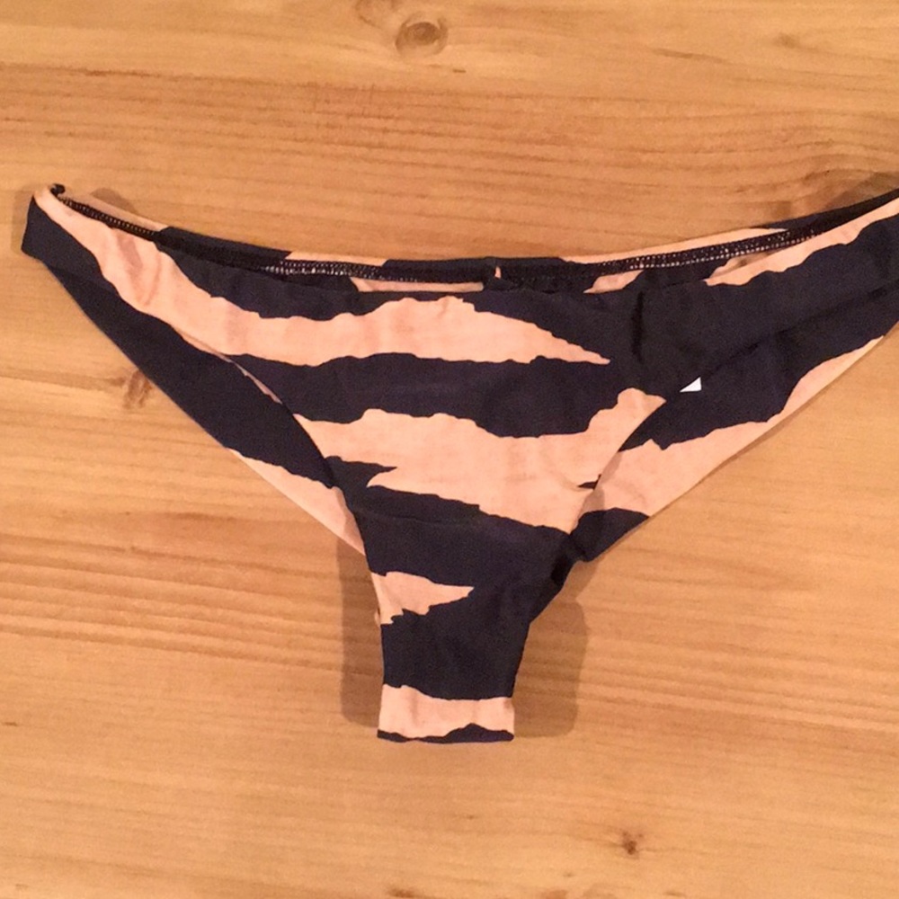 Vix Black and Tan bikini bottom